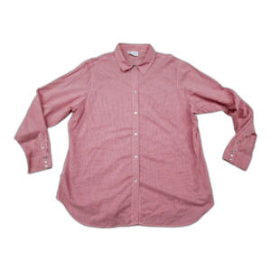 Vintage Levi Strauss Co Men's Pearl Snap Red Plaid Western Shirt Size 40 / XL